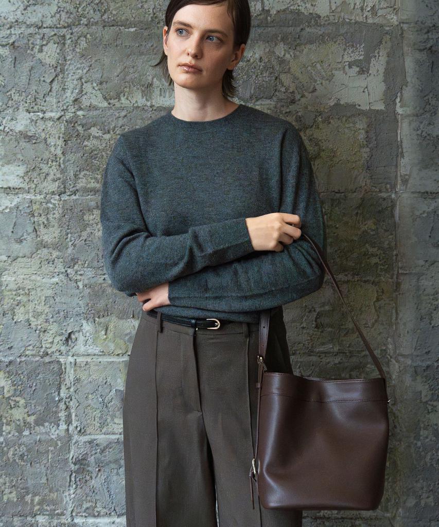 Lovecharm One Bucket Bag_Chocolate Brown