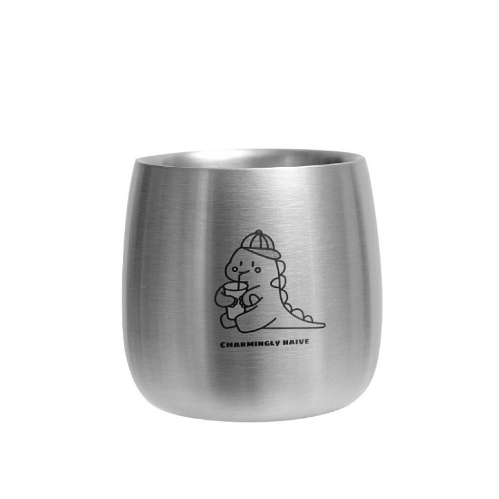 Cute Pattern Children Water Cup 304 Stainless Steel Kindergarten Milk Cup Coffee Mug  Adult
