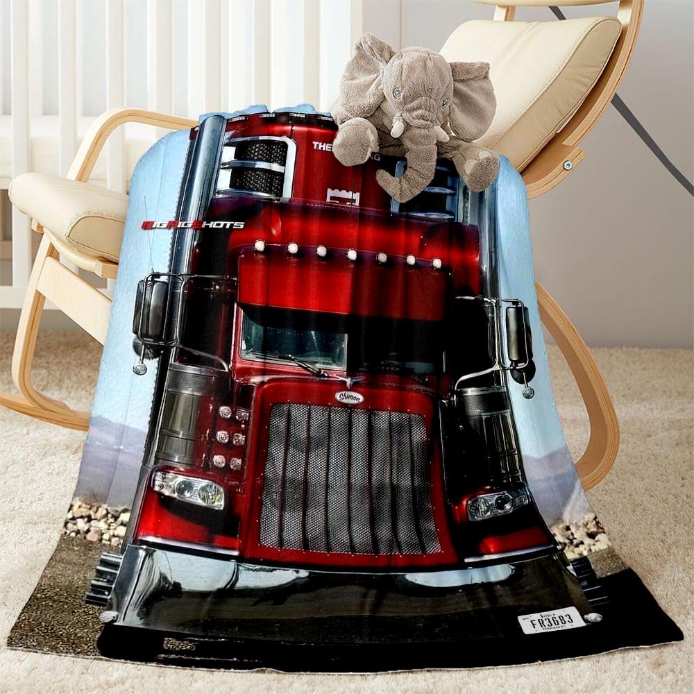 Kw Heavy Trucks Blanket Comfortable Great For Bed Picnics Chair For All Occasions Digital Print Gift For Travel Home Birthdays