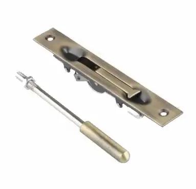 304 Stainless Steel Hidden Bolt Security Built-in Latch Lock Embedded latch,Fire Emergency Door Escape Door Lock