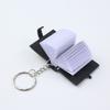 PVC Car Hanging Key Ring Delicate Pattern Tear-resistant And Non-deformable With Hook Keychain