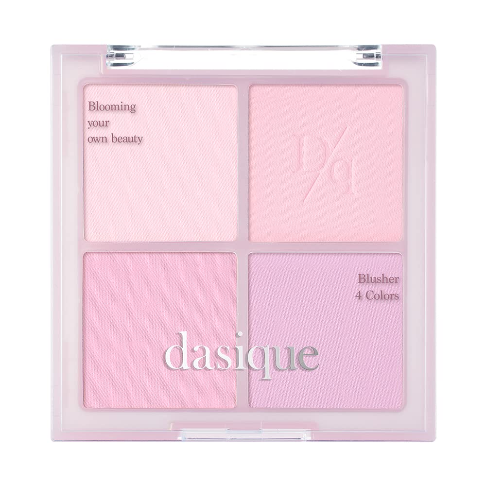 Official Daisyk Blending Mood Cheek Blending Mood Cool Palette Cool Cheek/Blusher Palette/4-Color Blusher/For Yellow/Cool Tones/Warm & Tones/Cheek (02