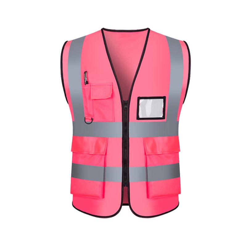 Multi-Pocket Reflective Vest for Drivers, Sanitation, Traffic, Cycling & Construction
