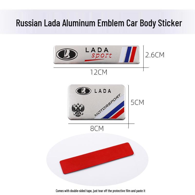 LADA Autoaufkleber & Metalllogos zur Dekoration & zum Abdecken von Kratzern