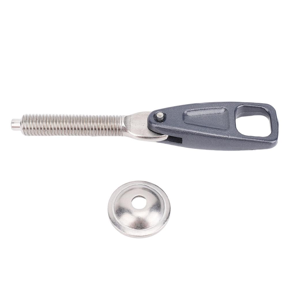 Transom Clamp Screw Handle Assembly 663 43118 01 4D Aluminum Alloy Stainless Steel Replacement for 40 Horsepower E40G