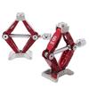 2Pcs Metal Universal Rhombus Adjustable Lifting Jack Accessory for 110 RC Car Red