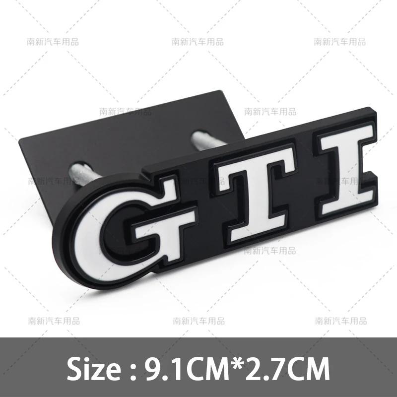 YKPSC1 3D Metal GTI Grill Emblem Badge Rear Trunk Decal Car Sticker for Volkswagen VW Golf 5 6 7 8 MK2 MK3 MK4 MK5 MK6 MK7 Accessories