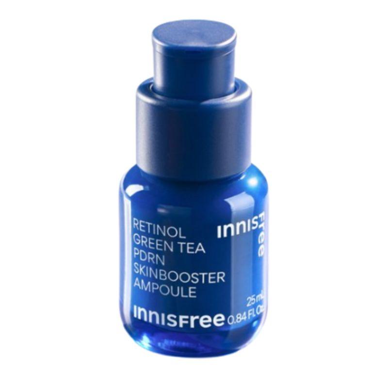 Innisfree Retinol Green Tea PDRN Skin Booster Ampoule Special 3-Piece Set