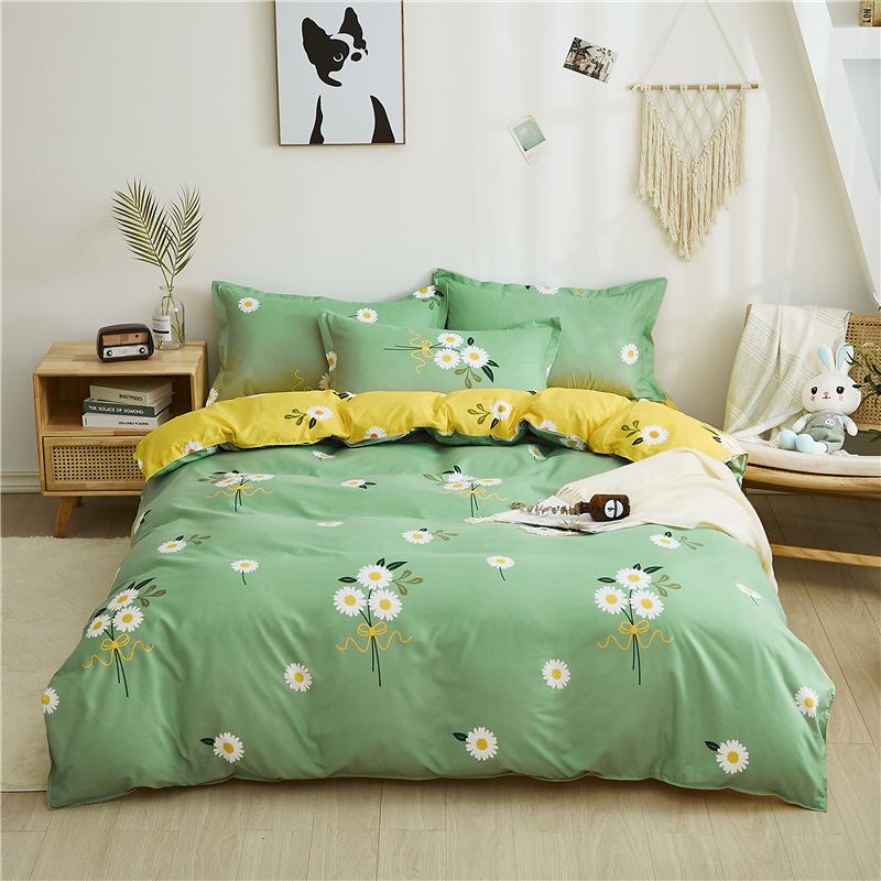 Aloe Cotton Brushed Flannel Duvet Cover for Dorms - Available in 1.5, 1.8, 2 Meters - Pure Cotton