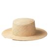 Niche Baocao Flat Edge Flat Top Straw Hat Women's Spring and Summer Travel Sunshade Sunscreen UV Ultraviolet Temperament