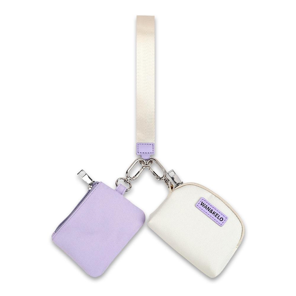 This Handbag Features A Simple Color-block Design, A Small Wrist Bag with A High-end Feel, A Women's Bag, and A Coin Purse