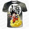 2026 Summer Anime Dragon Ball Son Goku 3D Print Kids T Shirt Fashion