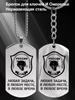 A Gift for Your Beloved—a Stainless Steel Keychain Pendant Featuring a Military-inspired “leopard Head” Design.