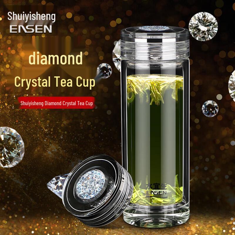 Shui Yisheng Double-Layer Glass Tea Cup