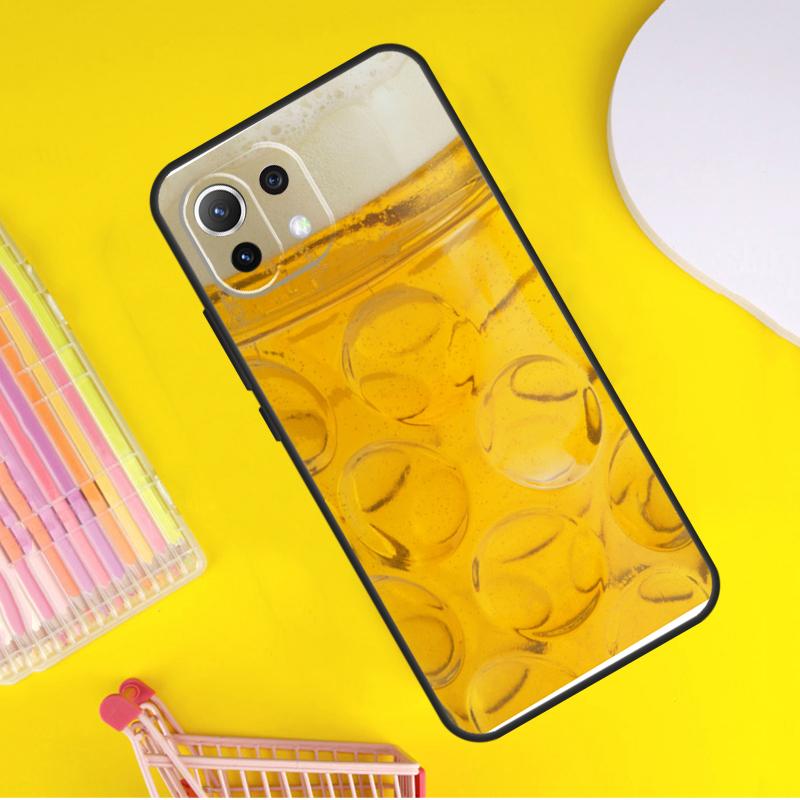 A Glass of Beer Alcohol Cover For Xiaomi 14T Pro 11T 12T 13T 13 14 Ultra POCO X7 Pro X3 X5 F3 F5 F6 M6 X6 Pro Case