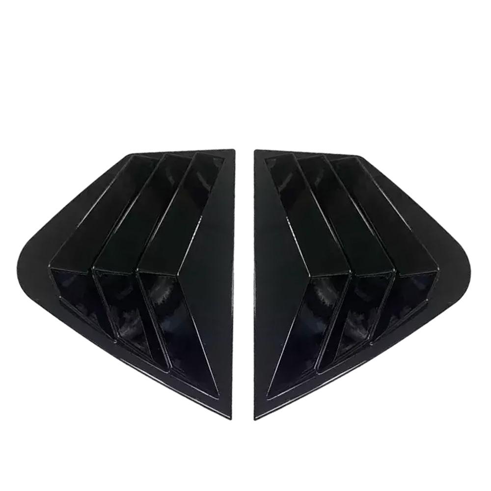 Для Kia Optima K5 2011-2015 Жалюзи на задние боковые окна Воздухозаборник Накладки на окна Глянцевый черный / Черный карбон Glossy Black