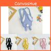 Stylish Kids Cute Bunny Crossbody Bag Fashionable And Spacious 1l Nylon Backpack
