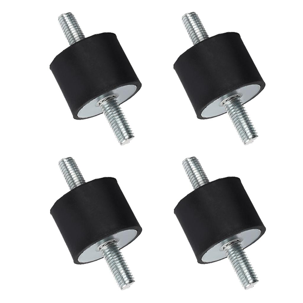 4 ks Gumové silentbloky M10 40*30 Gumové silentbloky motoru Gumové antivibrační silentbloky pro kompresory, motory, čerpadla, svařovací stroje