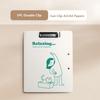 Dual Use A4 File Folder with Double Clips Memo Clip Board  Students Gift