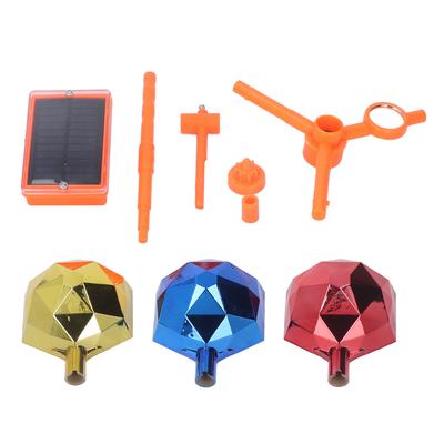 Schall Licht Vogelabwehr 360 Grad Lichtreflexion Großes Volumen Solar Schallalarm Vogelabwehr