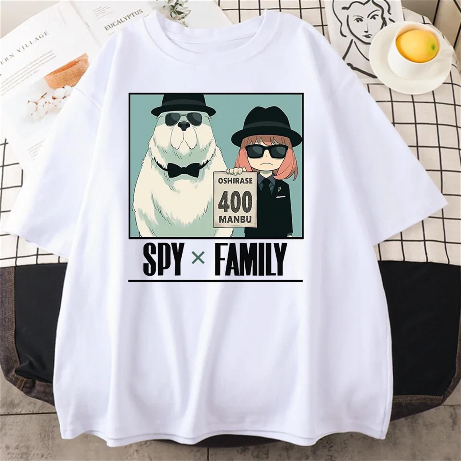 

Anime Mange Anya Forger Art Mans Short Sleeve Creativity All-math T-Shirts Breathable O-Neck Men Tee Clothing women XXXXXL білий