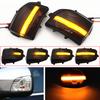 LED Dynamic Turn Signal Light Side Mirror Sequential Lamp Blinker Indicator For Volvo XC70 2007-2015 XC90 2007-2014