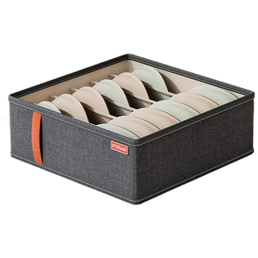 20 Grids Sock Drawer Organizer Foldable Fabric Storage Box For Closet Dresser Underwear Scarf Tie Divider Closet Organizers Box