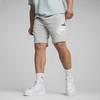 Puma Elastic Waist Mid-Rise Logo Print Casual Shorts Men shorts Light-Gray 681260-04
