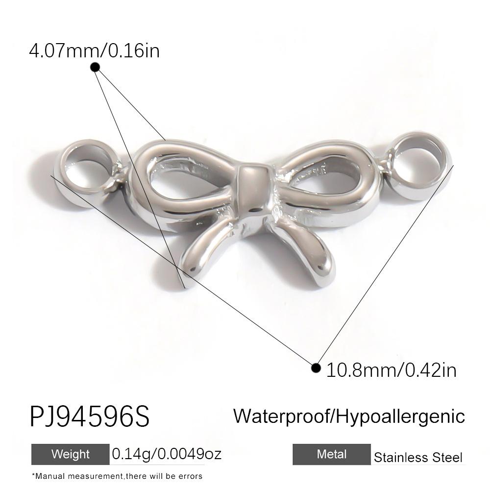Waterproof Hypoallergenic DIY Jewelry 18K PVD Gold Plated Stainless Steel CZ Star Moon Heart Bow  Charms Pendants Bulk