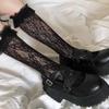 Lace Tube Socks Female Lolita Hollow Retro Lace Loli Japanese Sweet Net Socks Calf Socks Stacking Socks