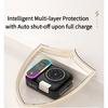8 in 1 Magnetic Wireless Charger Retractable USB-C Cable RGB Ambient Light Alarm Clock Multi-Device Desk Station