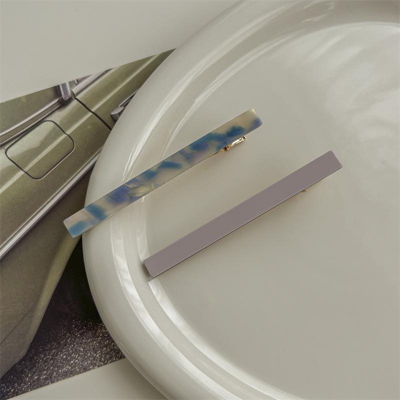 Retro French Korean Acetate Duckbill Side Hairpin Clip for Bangs and Stray Hair