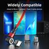 Magnetic Charging USB Cable of 3 2m Micro USB Micro USB Cable 2m Cable, 3-in-1 [Set (1m + + 3m)] 360° + 180° Rotation, Magnetic, Dustproof,