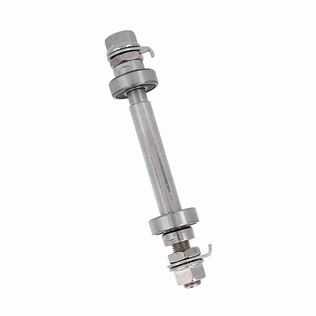 Durable Metal Bicycle Wheel Hub Axle Front Rear Solid Shaft Lever Bike Repair Tool Accessories