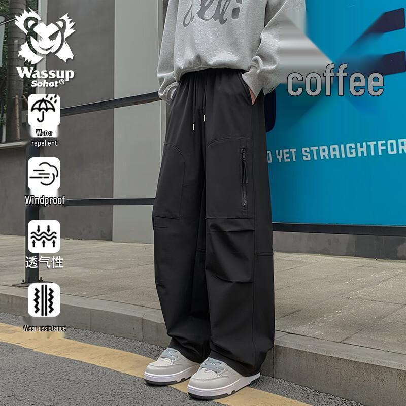 

Wassup Sohot Men s Windproof Cargo Jogger Pants 2XL