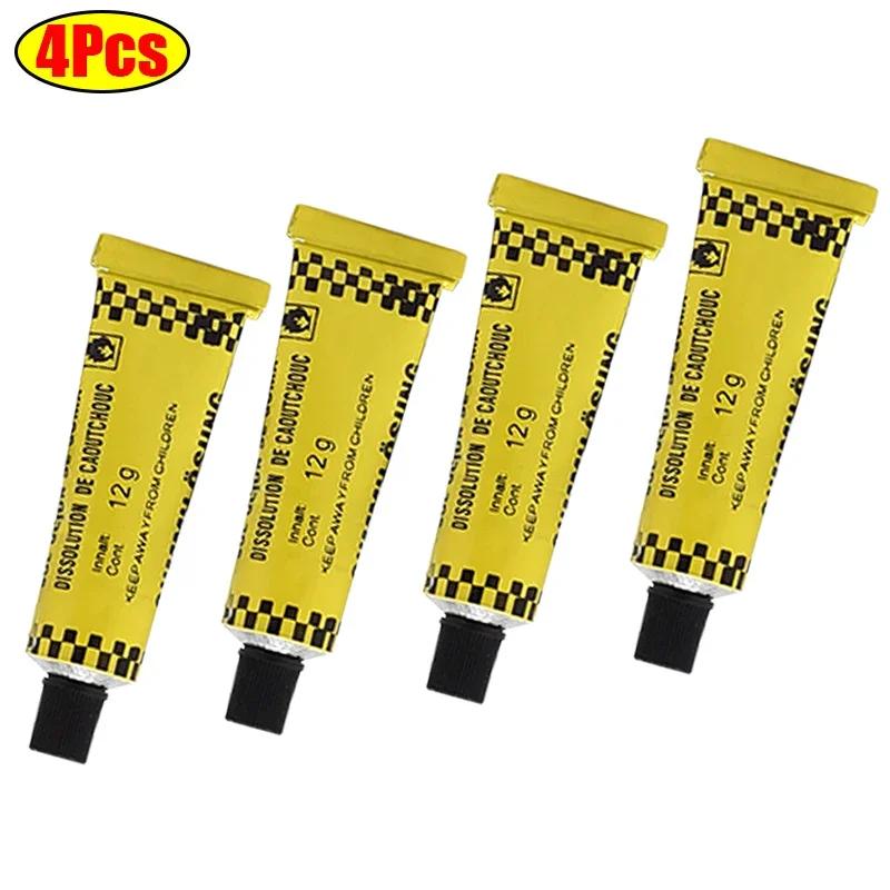 Motorcycle Tire Repair Tool Kit with Rubber Strips Tubeless Tyre Puncture Studding Plug Set BikeTruck Car Motorcycle Accessories