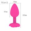 Rose Silicone Anal Plug Set of 3 Sizes Prostate Massager Butt Plugs Stimulator for Couples Men Women Anal Trainer Sex Toy