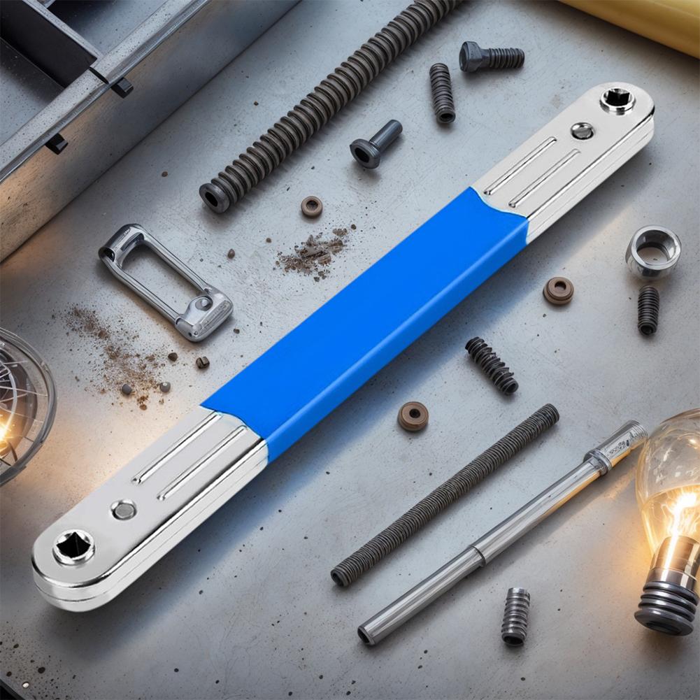 Impact Ready Offset Extension Wrench & 1/2 1/4 3/8inch Square Drive Adapters Tight Reach Extension Wrench Set Socket Wrench Tool