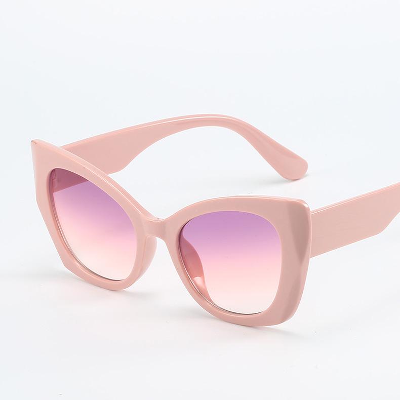 2023 Trendy European & American Women's Large Frame Street Style Sunglasses - Sun Protection & Bare Face Design