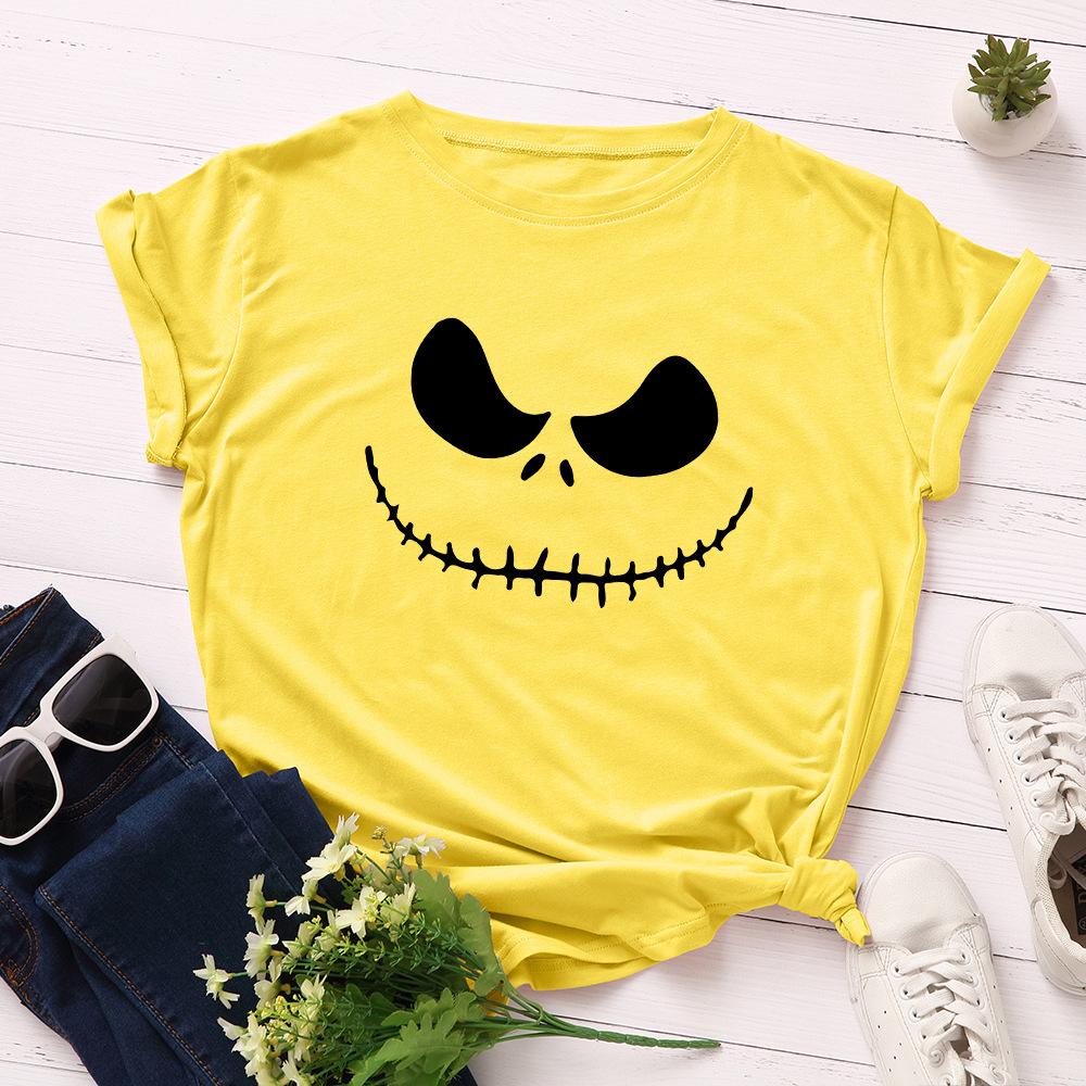 Women Men Cotton T Shirt Round Neck Short Sleeve Tee Fashion Black White Top Comfortable Soft T-Shirts
