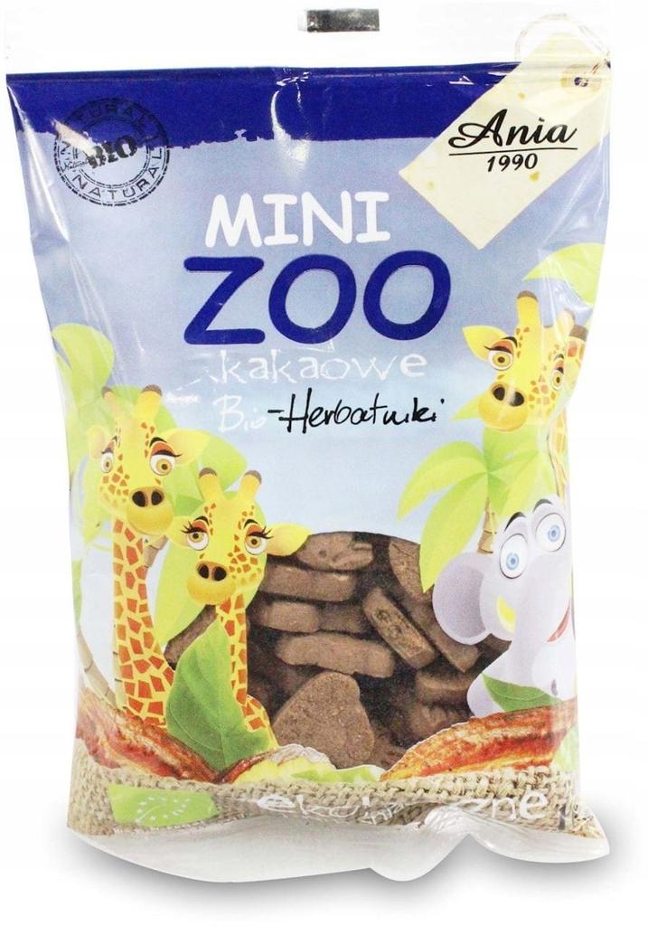 Biscotti al cacao biologici Ania 100 g mini giungla