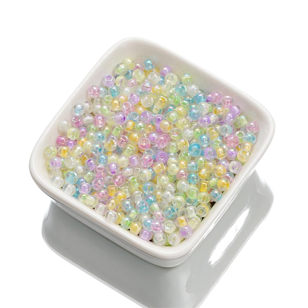 10g/pack 4mm Glass Round Shape Loose Spacer Seed Beads For Jewelry Making DIY Charm Bracelet Earring Necklace Accessories