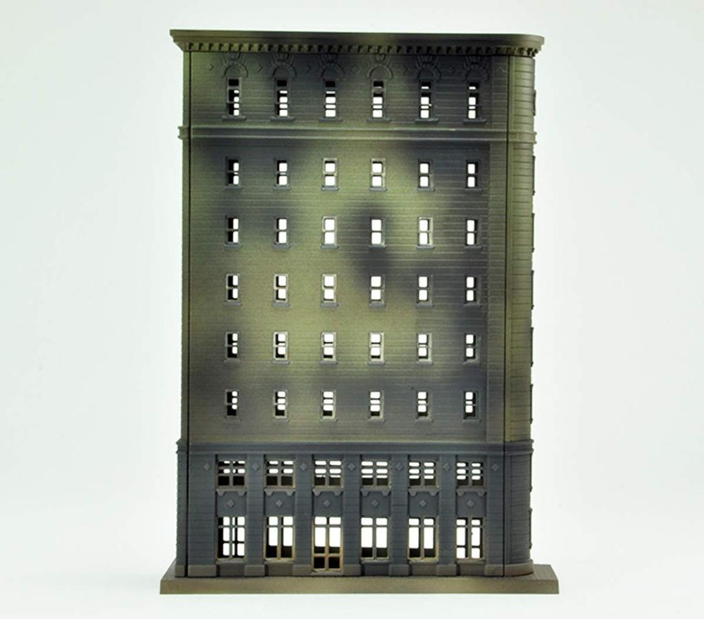 Tomytec 1144 GeoColle Combat Series DCM07 Battlefield Building C Painted Plastic Model 314615