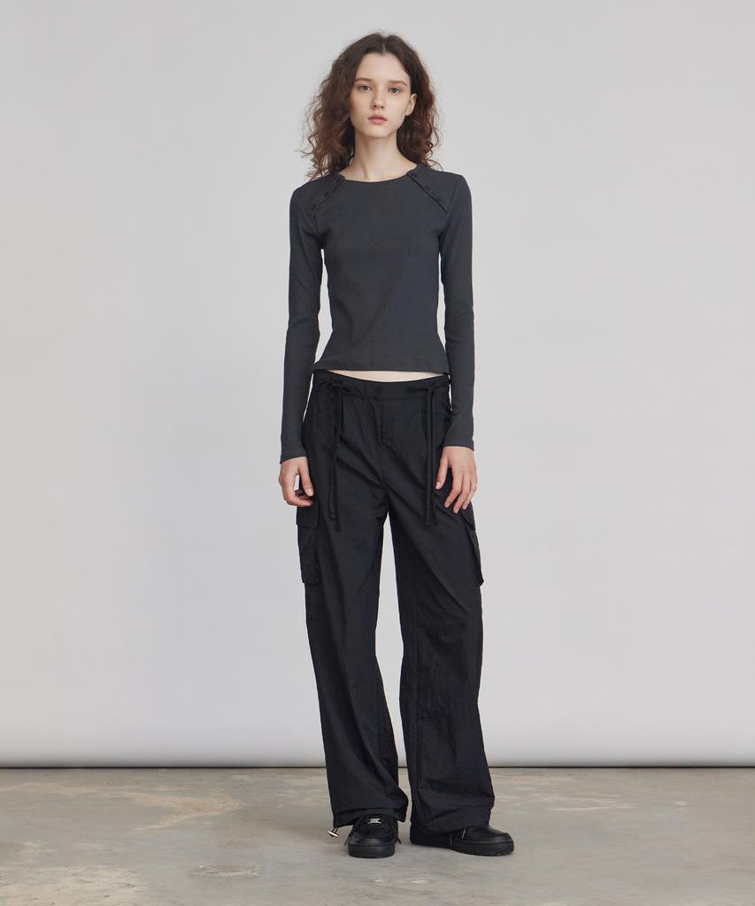 ITOV SEOUL Slim Button Top Ch