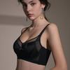 Thin Rabbit Ear Push-up Cup Bra for Large Breasts