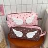 Big Capacity Pencil Case Light Weight Plush Pen Case with Handle Large Pen Pouches Pencil Organizers Travel Makeup Bag