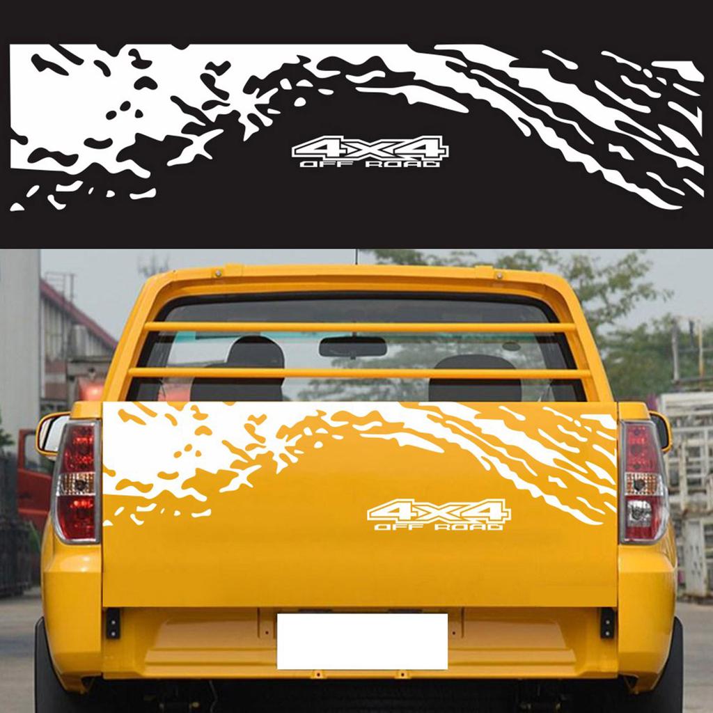 Car Auto Body Sticker Vinyl Graphics Decals, Car Stylin Decals Tail Stripes Pickup Trunk Car Rear
