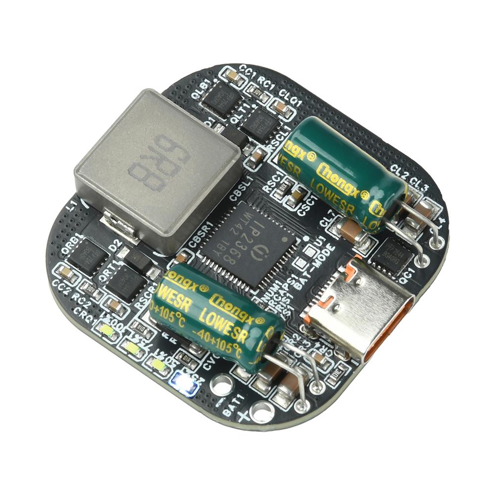 

100W Bidirectional Fast Charging Module PD 3.0 Type-C Interface for 2-5S Lithium Batteries with Temperature Protection