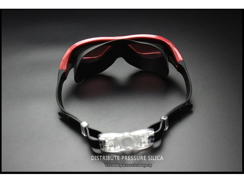 Genuine Large Frame Anti-Fog Electroplated Swimming Goggles for Diving, Waterproof & Comfortable, Unisex