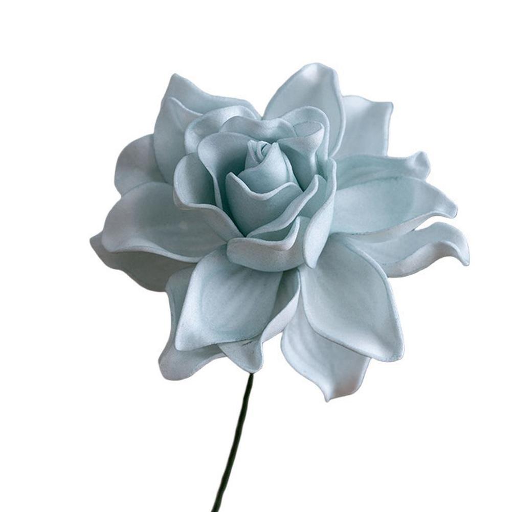 Artificial Gardenia Home Decor Vibrant Flowers Flexible Stems